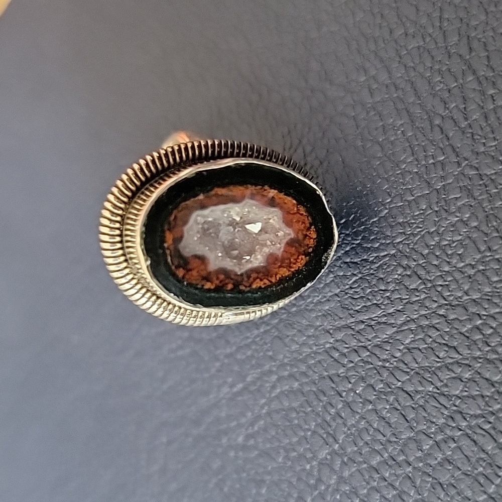 Geode Ring Sterling - image 1